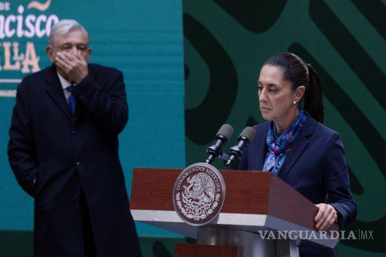 $!Andrés Manuel López Obrador, presidente de México, y Claudia Sheinbaum, jefa de Gobierno de la CDMX.