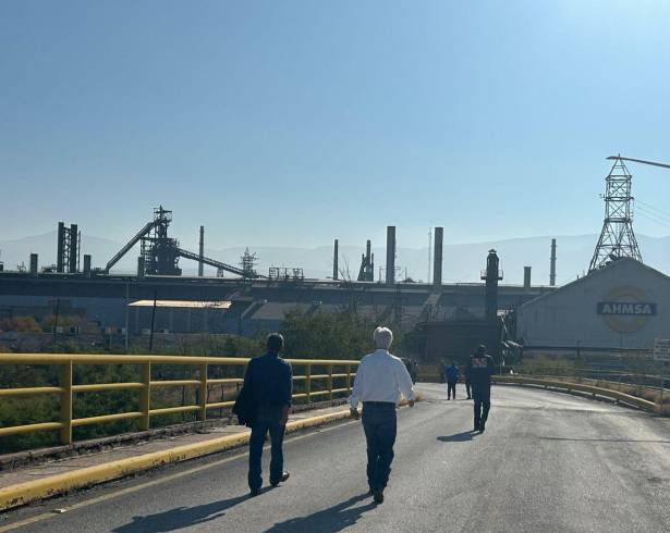 Las instalaciones de AHMSA en Monclova continúan consumiendo energía para labores mínimas de seguridad y administración.