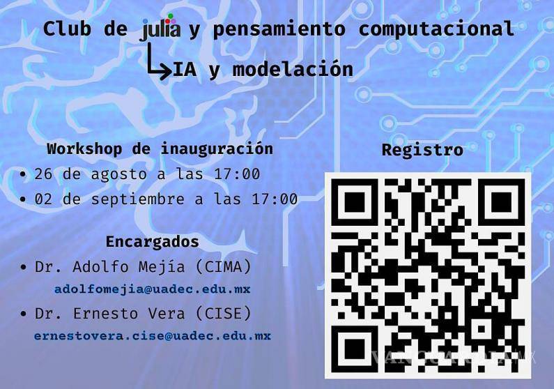 $!Los interesados podrán realizan su registro en línea para integrarse al Club de Julia.