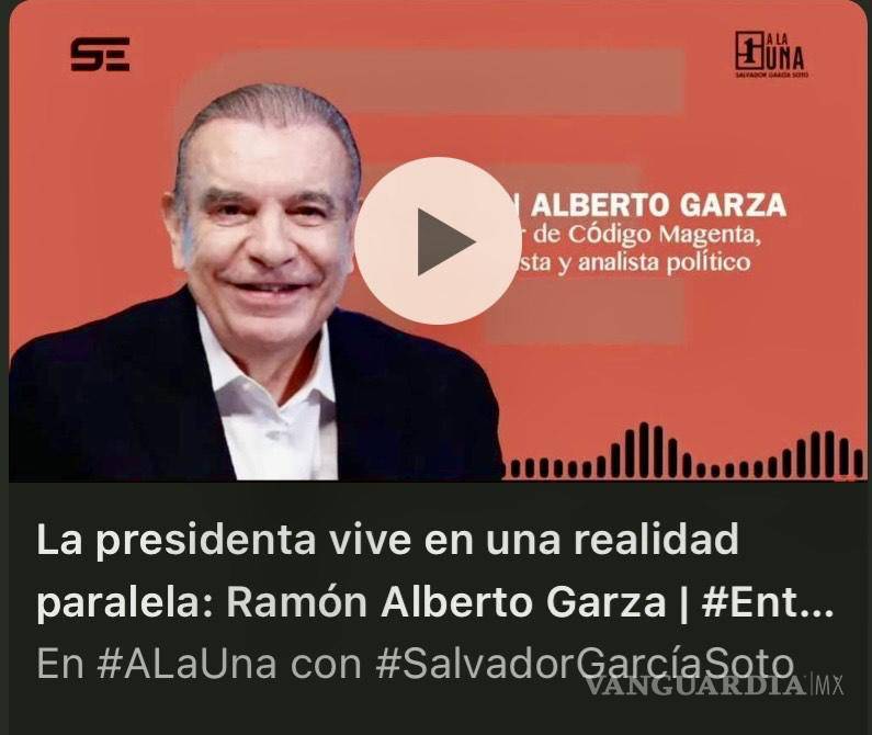 $!La Presidenta vive en una realidad paralela.