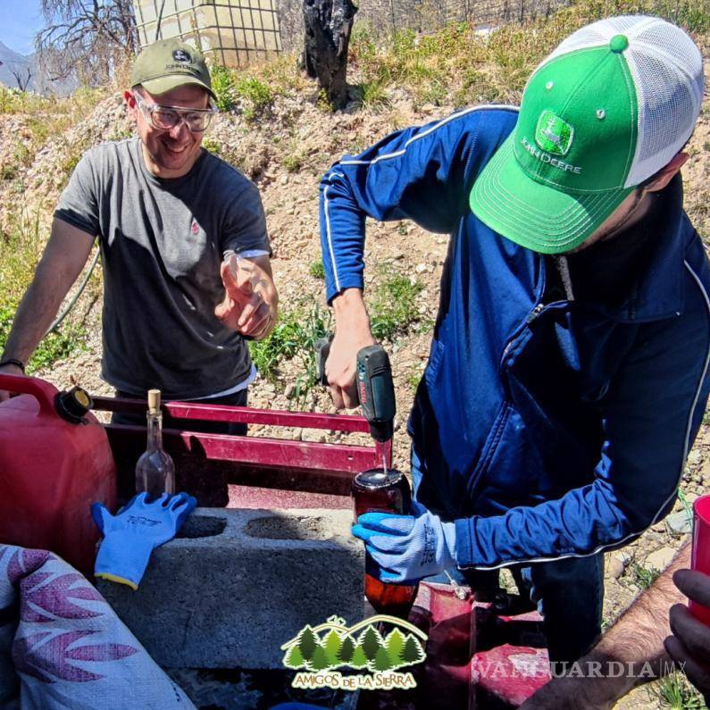 $!Los miembros del grupo trabajan en acciones puntuales para la conservación de la sierra.