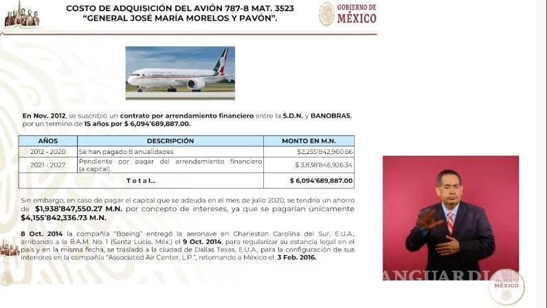 $!AMLO exhibe los lujos del avión presidencial