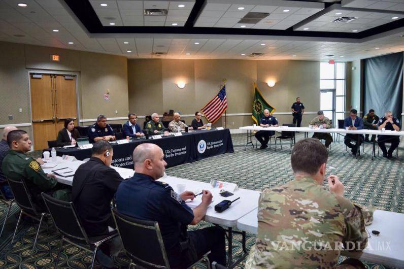 $!Se llegaron a acuerdos como de que se van a continuar con los operativos espejo, que van a llegar mayor número de elementos por parte de la Policía Estatal de Texas.