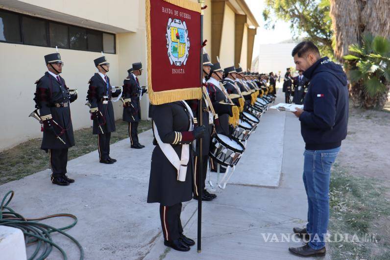 $!Este año y como cada 15 de septiembre desde hace 10 años, la banda de guerra del ITS será la que dirija el evento cívico del Grito de Independencia en el municipio de Arteaga.