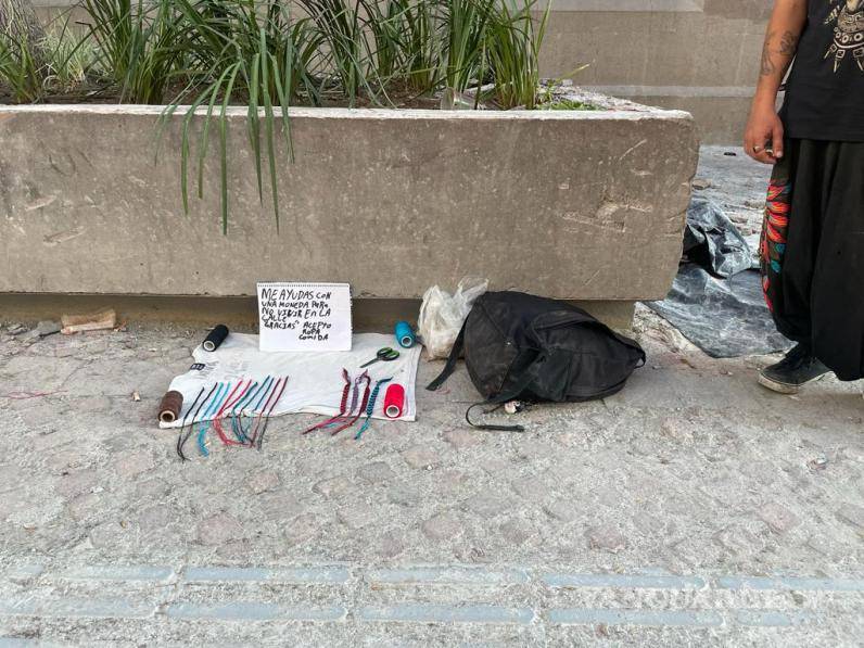 $!En el callejón Ocampo se convocó al mercadito El Chante, pero fue desalojado desde las 15:00 horas.