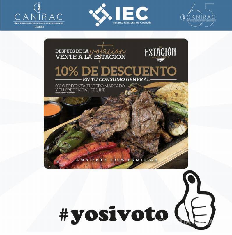 $!Restaurantes y museos incentivan el voto en Saltillo con promociones y descuentos