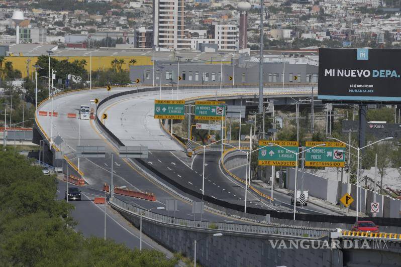 $!El nuevo Viaducto para ingresar a Monterrey da fluidez para quienes ingresan desde la autopista Saltillo-Monterrey.