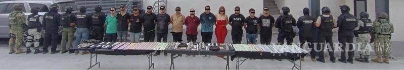 $!Golpe al crimen organizado; caen en quinta de Nuevo León objetivo prioritario y 11 cómplices
