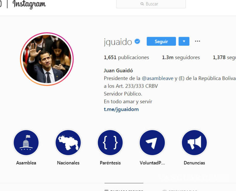$!Instagram y Facebook retiran verificación a cuentas de Nicolás Maduro