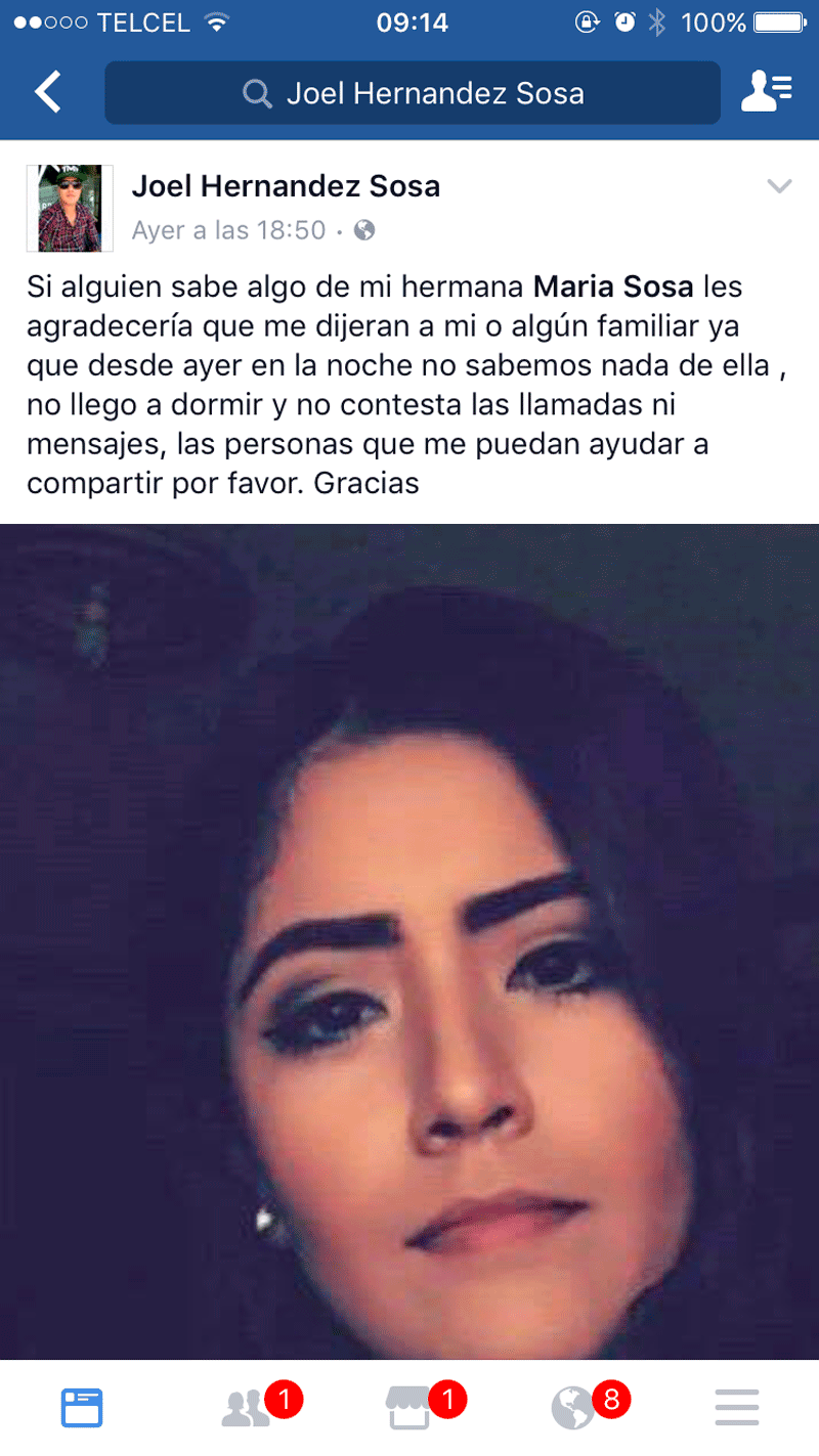 $!Buscan a estudiante en Saltillo, la última vez que fue vista tomó Uber