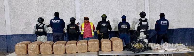 $!Cae en posesión de 130 kilos de marihuana en El Carmen, Nuevo León