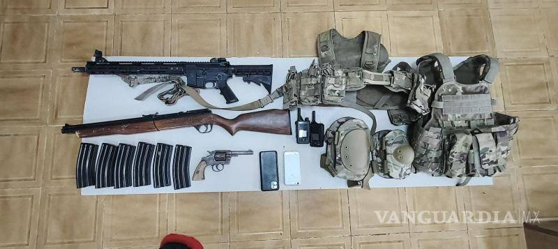 $!Caen dos generadores de violencia con armas de uso exclusivo, en NL