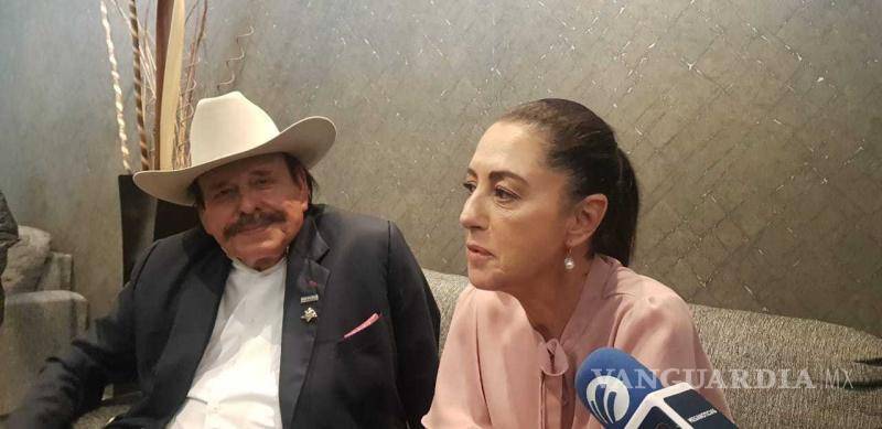 $!Sheinbaum confió en que el Armando Guadiana llegará al cargo, “va muy bien”, dijo.