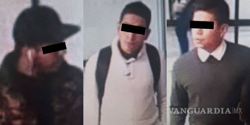 Difunden fotos de 3 presuntos asaltantes de la Casa de Moneda