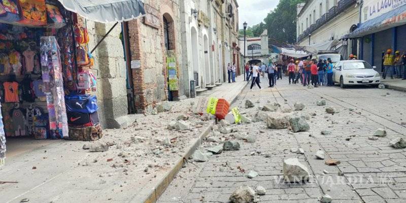 Estas son las imágenes del sismo de hoy en la CDMX y Oaxaca