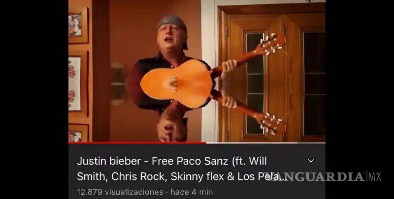 $!El video que colgaron los españoles muestra a Paco Sanz cantando.