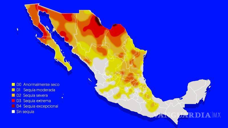 $!En plena canícula, Conagua declara emergencia por sequía severa en México; estos son los estados más afectados