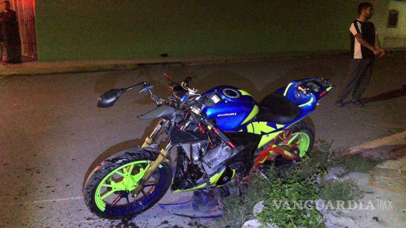 $!La motocicleta fue llevada a un corralón.