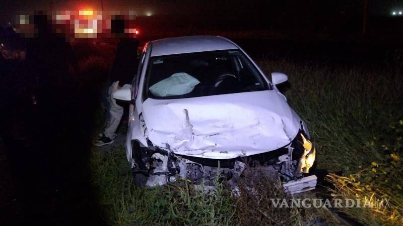 $!El accidente ocurrió a la altura de la colonia La Soledad, en Ramos Arizpe, Coahuila.