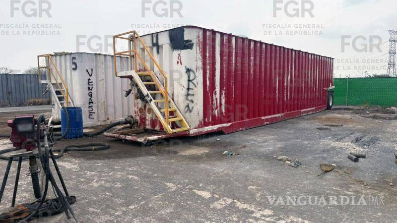 $!Aseguran en dos cateos 170 mil litros de hidrocarburo en Nuevo León