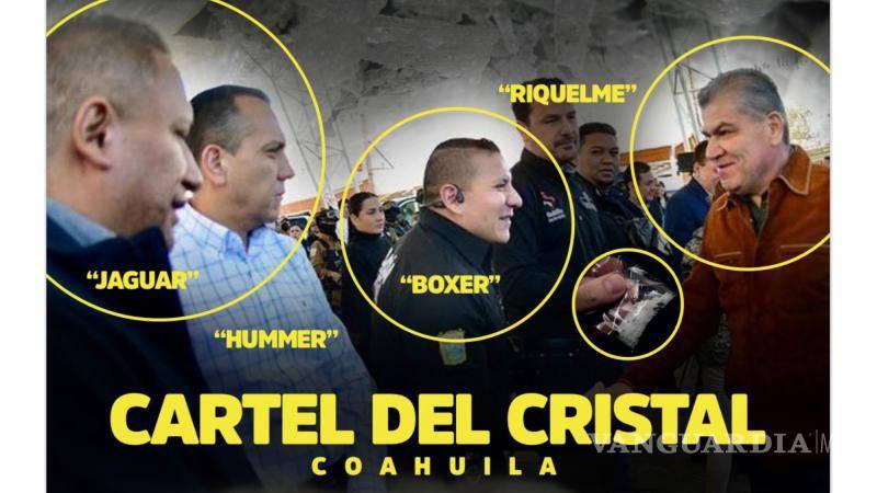 $!La imagen fue publicada en la cuenta de Twitter de Ricardo Mejía Berdeja el 11 de mayo con un tuit donde señala el aumento en el consumo de cristal en Coahuila.