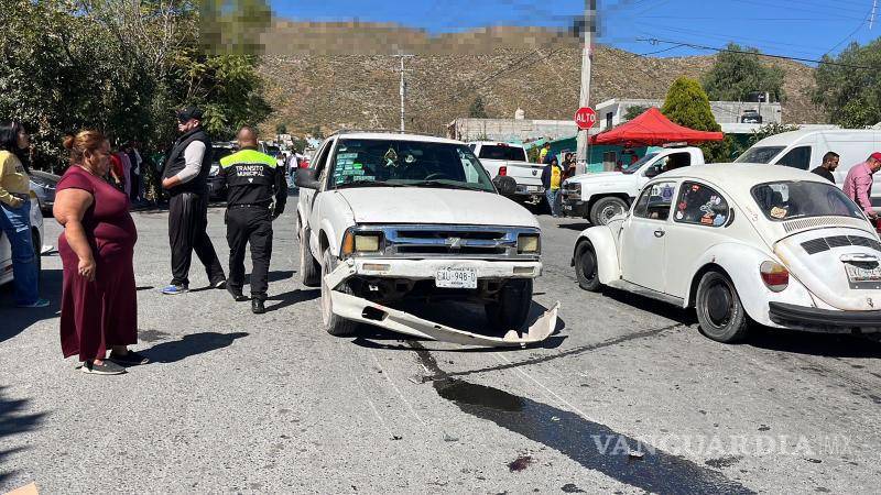 $!La camioneta Chevrolet Blazer fue asegurada por las autoridades luego del accidente.