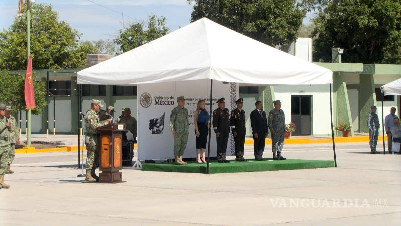 $!El acto protocolario fue encabezado por el comandante de la XI Región Militar.