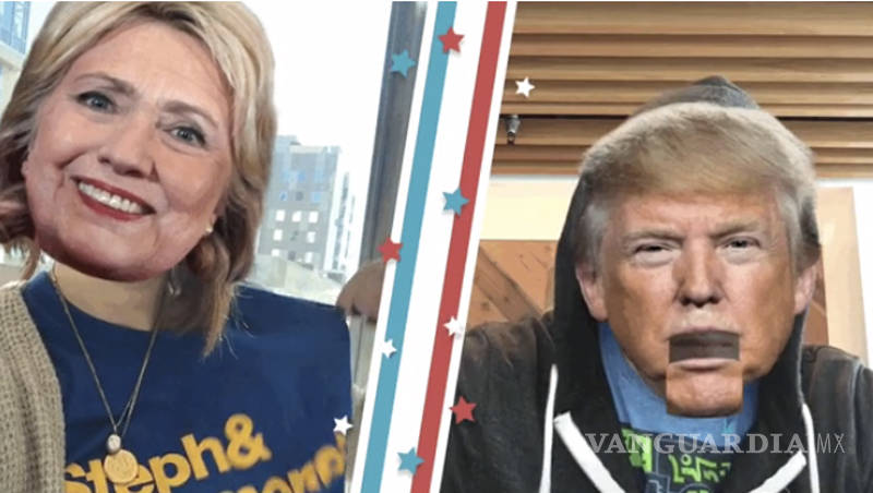 $!Periscope lanza máscaras de Hillary Clinton y Donald Trump