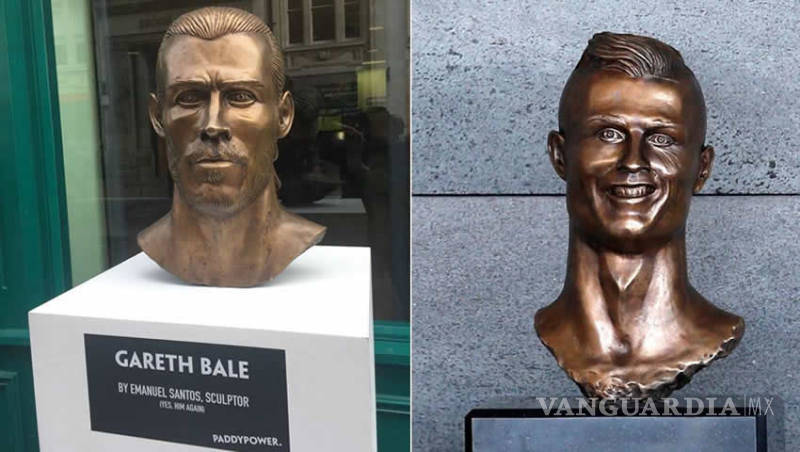$!Primero Cristiano y ahora crean busto de Bale... que no se parece