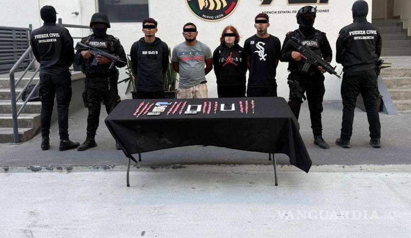 $!Detienen a seis en dos operativos ejecutados por Fuerza Civil en Linares, NL