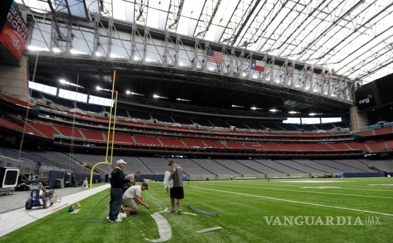 $!Patriots y Falcons jugarán sobre césped artificial y techo descubierto