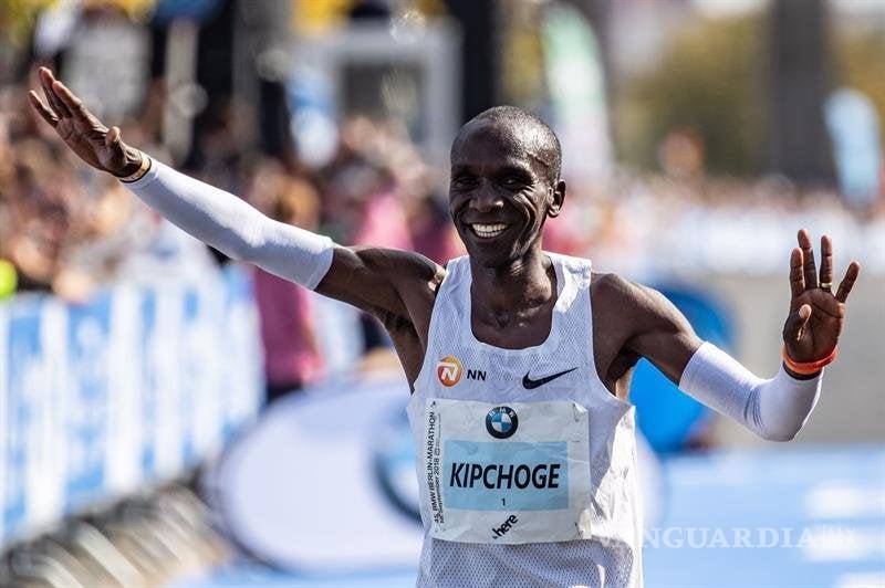 $!Eliud Kipchoge es poseedor del récord mundial en maratón.