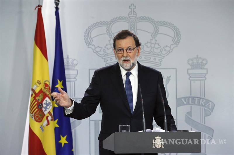 $!Defiende Mariano Rajoy su decisión de intervenir la autonomía de Cataluña