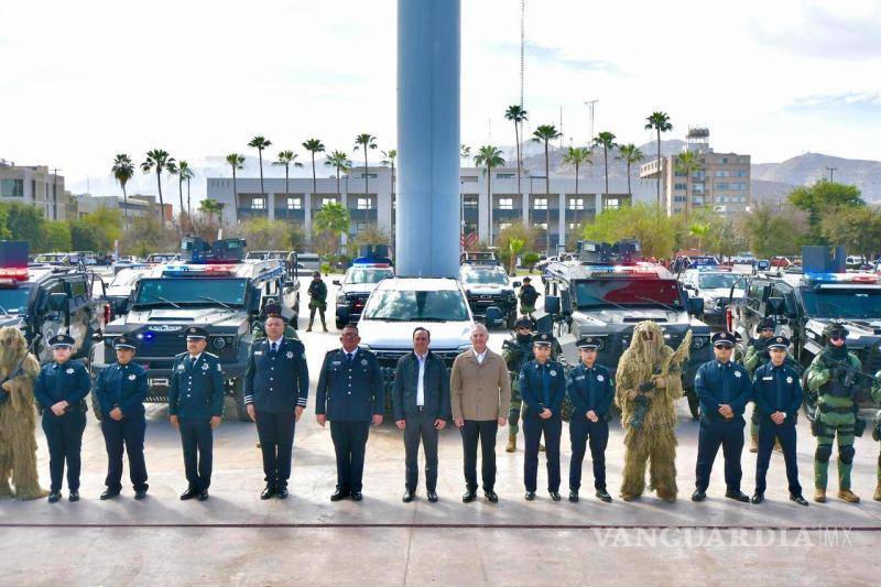 $!El gobernador de Coahuila, Manolo Jiménez, dijo que estos eventos son importantes porque se fortalece la seguridad de Torreón.