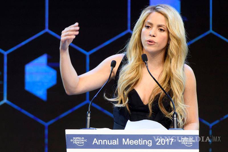 $!Foro de Davos otorga a Shakira un premio por su apoyo a la educación