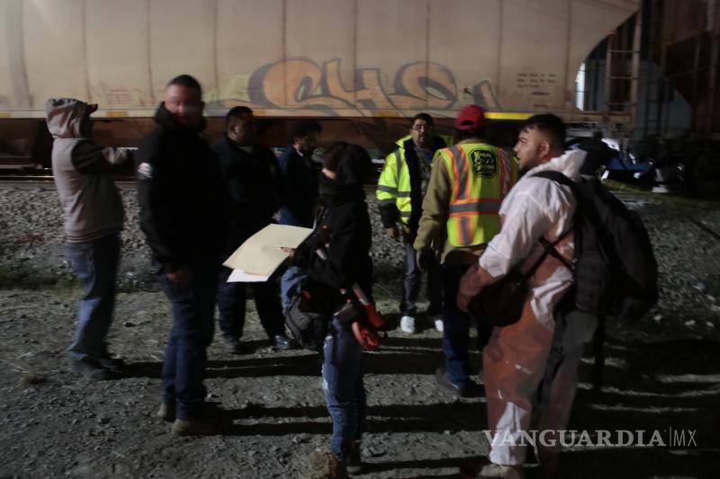 $!El accidente ocasionó que el tren detuviera su marcha.