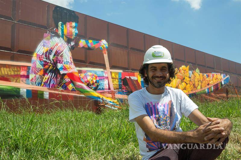$!El grafitero Kobra inmortaliza en Sao Paulo el mayor mural del mundo