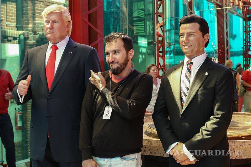 $!Peña y Trump, divididos por el muro pero unidos por el Museo de Cera