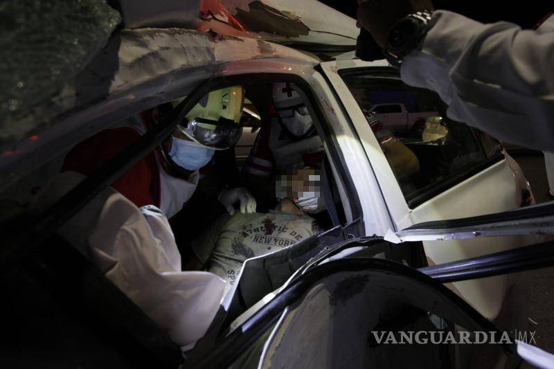 $!Carlos fue chocado por alcance a la altura de la calle Charros, en la colonia Herradura.