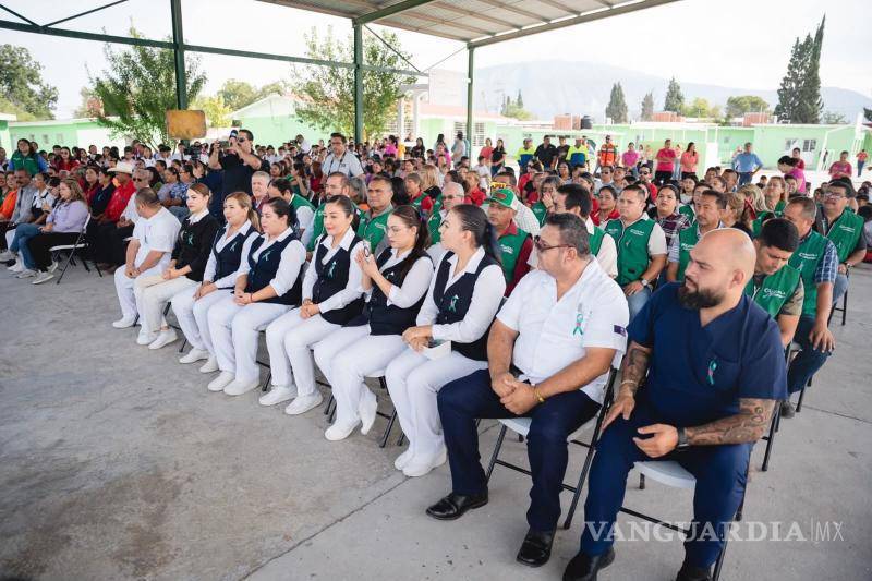 $!El arranque de la jornada fue en la escuela Eulalio Gutiérrez, donde se aplicó el biológico a estudiantes.