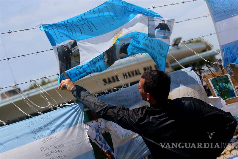 $!Buscan submarino argentino a mayor profundidad y crece reclamo de familiares