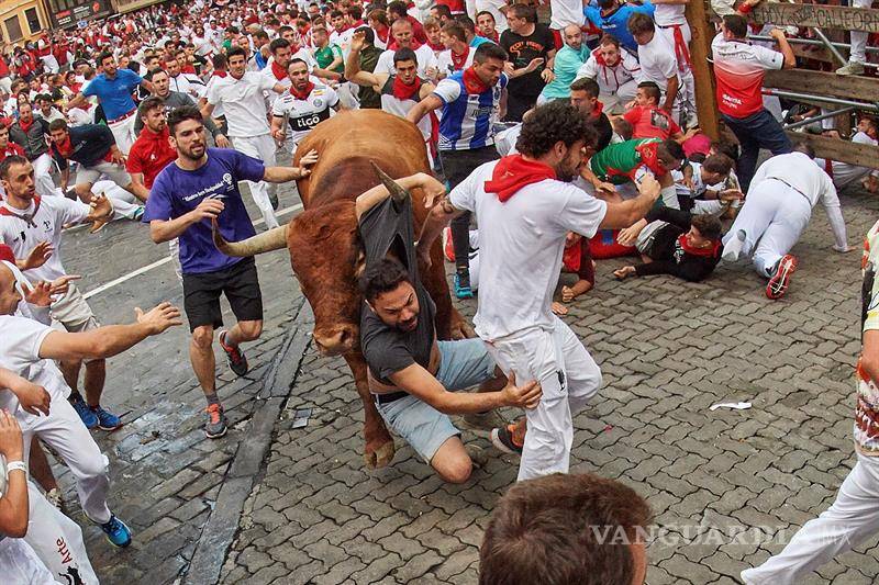 $!Terminan la Pamplonada con tres hombres heridos