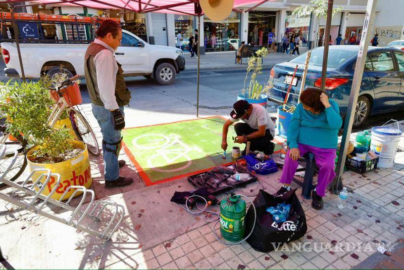 $!La nueva intervención utiliza materiales más resistentes y anclaje fijo tras la destrucción del montaje original por automovilistas.