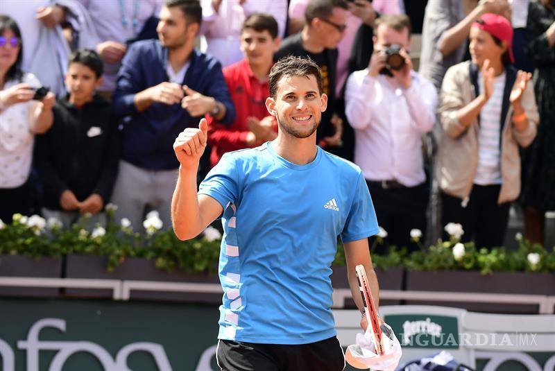 $!Djokovic y Thiem avanzan a semifinales en Roland Garros