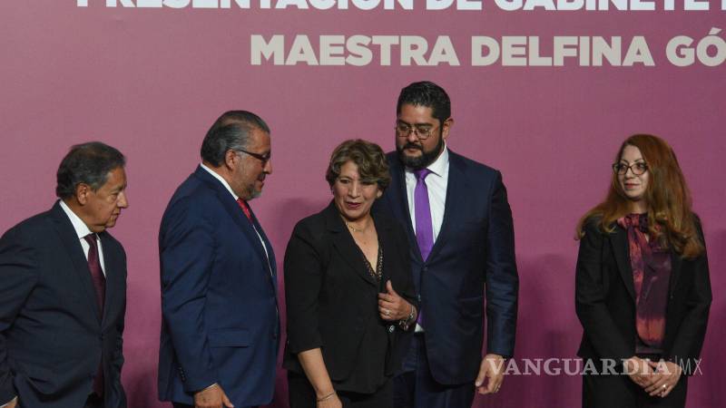 Delfina Gómez presenta a miembros de su gabinete de gobierno en Edomex