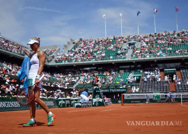 $!Roland Garros inicia con sorpresas: Angelique Kerber eliminada en primera ronda