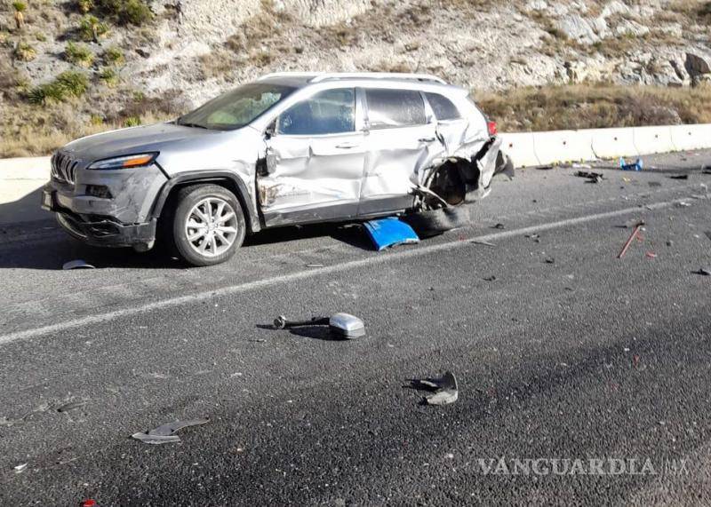 $!Así fue el carreterazo que dejó cuatro muertos en Los Chorros, carretera 57 de Coahuila
