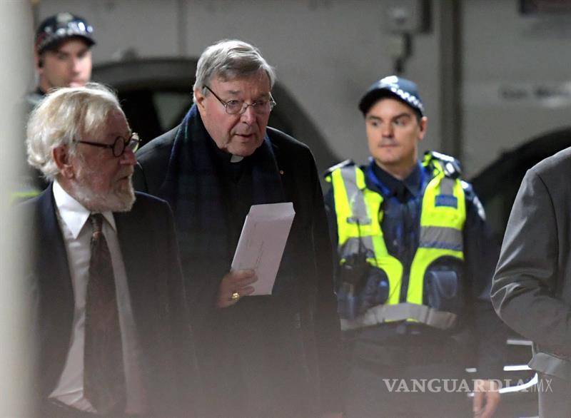 $!Niega George Pell, cardenal australiano, ante el juez acusación de abusos sexuales