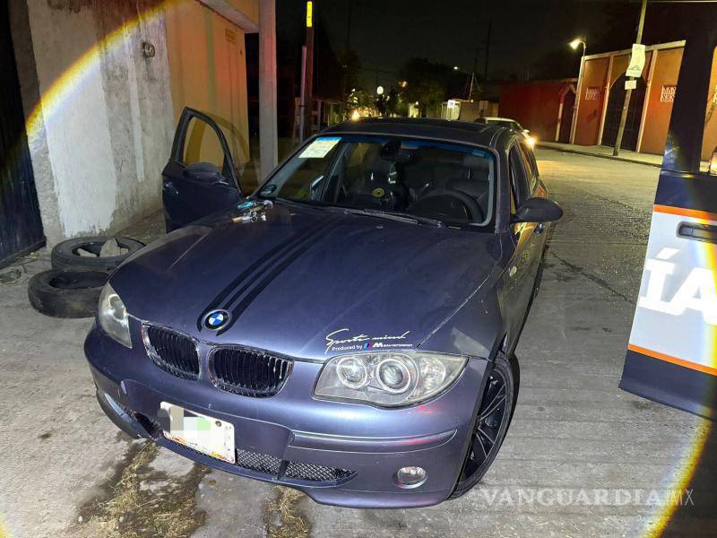 $!Detiene a hombre que paseaba en BMW con reporte de robo, en Nuevo León