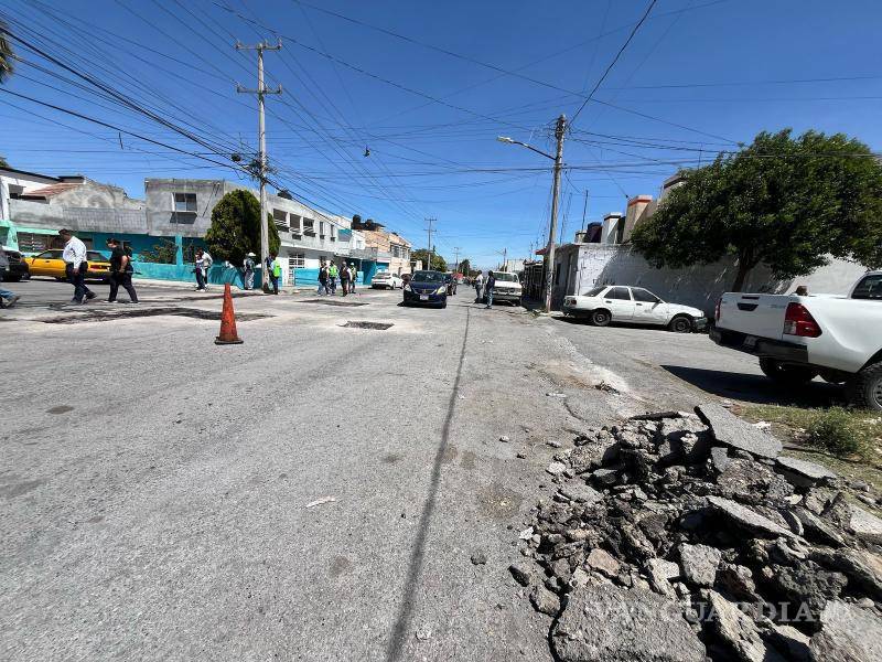 $!La ciudad de Saltillo continúa con las reparaciones viales para evitar complicaciones durante la temporada de lluvias.